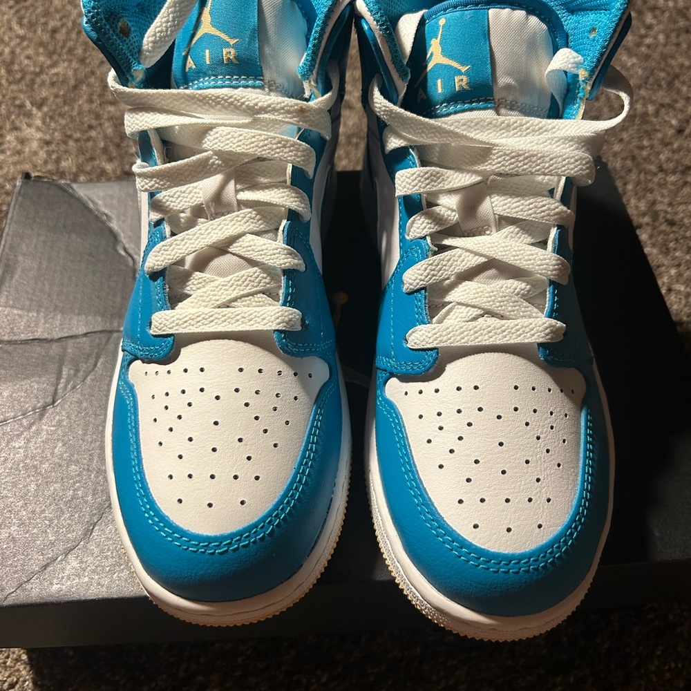 Kids Sneakers - Blue and White